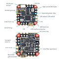 Miniatyrbild 5 av 5: GHF745AIO MPU6000 F745 Flight Controller BLHELI32 G071 4in1 ESC(40A)
