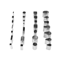 Miniatyrbild 5 av 8: 28 Shape Style Hollow Punch Cutter Set Rektangulärt högt kolstål Läder Pressverktyg Läderverktyg för läder