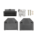 Pikkukuva 6 / 6: 16-nastainen universal OBD2-pistoke urosliitin OBD-liitinsovitinsarja Auton diagnostiikkaskannaustyökalu