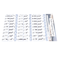 Pikkukuva 8 / 8: Huilu Fingering Chord Chart Aloittelija Opiskelija Harjoittelu Opetusvälineet InstrumenttitarvikkeetS(28x21cm)