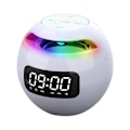 Miniatyrbild 1 av 5: Alarmklockradio, sängklocka, väckarklockaradio, mini Bluetooth högtalare Trådlös Bluetooth högtalare med LED-display Väckarklockahögtalare