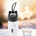Miniatyrbillede 3 af 8: Sød tegneserie i rustfrit stål isolering Vakuumkopflaske med vedhæng til børnestuderende Hvid 330ml