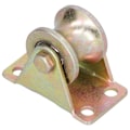 Miniatyrbillede 2 af 8: UType Riller Hjul Rolling Gate Wire Rope Rail Riller Hjulhjul med beslag 32mm 1.3in