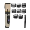 Miniatyrbild 2 av 8: USB-hårklippare LCD Vattentät 2200mAh Litiumbatteri Hårtrimmer med 8 st Guide Comb