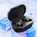 Pikkukuva 6 / 8: Langattomat Bluetooth-kuulokkeet 360 asteen surround-äänellä Ergonomiset Bluetooth-urheilukuulokkeet Musta