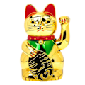 Pikkukuva 3 / 5: Aasialainen sisustus Heiluttava kissafiguriini Keraaminen Maneki Neko Fengshui-patsas Tokoname Maneki Neko Houkutteleva vauraus patsas Zekai