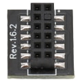 Miniatyrbillede 4 af 8: TPM 2.0 Krypteringssikkerhedsmodul 12Pin LPC Interface Fjernkort Krypteringssikkerhedsmodul til GIGABYTE 12Pin LPC Tpm2.0