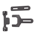 Miniatyrbild 8 av 8: RC-skalstödshållare i aluminiumlegering CNC-bearbetningsfäste stativ RC-bilreparationstillbehör för YK 4082 svart