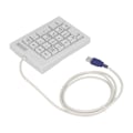 Miniatyrbild 3 av 8: Numerisk knappsats med 21 tangenter DC 5V linjär åtgärdsomkopplare Mini Bärbar USB numerisk knappsats med halkfria fötter för bärbara stationära datorer