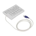 Pikkukuva 3 / 8: 21 Key Numeric Keypad DC 5V Linear Action Switch Mini Kannettava USB numeronäppäimistö liukumattomilla jaloilla kannettaville pöytätietokoneille