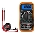 Miniatyrbild 1 av 4: XL830L Digital Multimeter 2000 Räknar Mini Multimeter Batteritestare Ström Spänning AC DC Resistans Summer Transistor Voltmeter Amperemeter med Bakgrundsbelysning