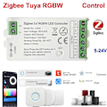 Miniatyrbillede 4 af 5: Zigbee 3.0 WiFi LED Controller 2.4GHz RGBW LED Strip