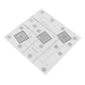Miniatyrbild 5 av 8: Log Cabin Quilt Ruler Transparent Acrylic Quilting Ruler Log Cabin Trim Tool