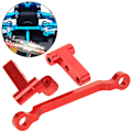 Miniatyrbilde 8 av 8: Aluminiumslegering styrestang passer til 1/18 A949 A959-B A969 A979 K929 RC-bil rød