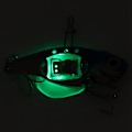 Miniatyrbillede 8 af 8: Undervands LED-lys Metal Hard Lure 3D Fiskefiskeri Kunstagn Diskantkrog (blå)