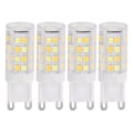 Pikkukuva 2 / 8: 10 kpl G9 220 V LED-lamppu Himmennettävä keraaminen LED-polttimo Vaihda halogeenilamppu ChandelierG9 5W 52LED