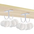 Miniatyrbillede 2 af 5: Kopkroge til underskab, rustik kopholder til krus, kaffekopholder, kopholder til underskab, hængende kroge
