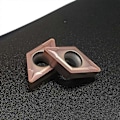 Miniatyrbillede 3 af 5: 10 stk. CNC drejebænk værktøj drejeværktøjer hårdmetal skær til bearbejdning af rustfrit stål, Dcmt11T304 Ft1125