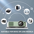 Miniatyrbild 4 av 5: Akrylväggmonterad högtalarstativ för Bluetooth-högtalare (2-pack)