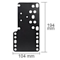Miniatyrbild 2 av 5: Universellt Handbromssystemfäste för Racingspel PC USB SIM Handbromsadapterplatta kompatibel med Racingspel