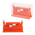 Miniatyrbilde 8 av 8: Multifunksjonell nåletreder med dobbelt hulldesign 2,6x4,4x7,2cm/1,0x1,7x2,8in plast broderinåltråd oransje