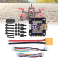 Miniatyrbillede 7 af 8: 4 i 1 ESC 45A 3-6S Speed ​​Controller Board til RC FPV Racing Drone Quadcopter Rød