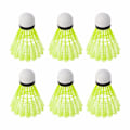 Miniatyrbillede 1 af 7: 6 stk. holdbare nylon badmintonbolde - lette træningsbolde til badminton