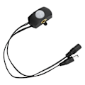 Miniatyrbillede 3 af 8: DC6V-24V LED-strimmel Infrarød Menneskekrop Detektor Sensor LED Infrarød Kropssensor Sort