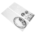 Miniatyrbillede 2 af 8: 2 stk. prægemappe Mælkebøtte Sommerfugl prægemappe Skabelon til album Scrapbooking Papirkort Kunsthåndværk Dekoration