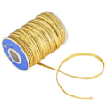 Miniatyrbillede 5 af 8: 70yd Crafts Kantsnor Fletning Rørledning Bias Tape Trims 1cm Bredde til Syning Sømbinding Syning Guld