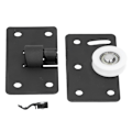 Miniatyrbillede 2 af 8: Skydedørs hjul garderobe skab skab møbler rillet hjul skydedør hardware