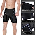 Miniatyrbillede 3 af 5: Sort blå herre 5D gelfyldte mountainbikeshorts med åndbart absorberende design