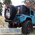 Miniatyrbild 3 av 8: 1 st metall spade simuleringsdekorationsverktyg tillbehör för 1:10 RC Crawler Car