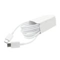 Miniatyrbild 2 av 8: Typ C till Typ C-kabel PD Snabbladdning Flexibel typ C-datasladd för Android för Note 10-telefon 3,3 fot Vit