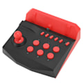Pikkukuva 4 / 8: Arcade-peliohjain, Plug and Play -taisteluohjain räjähdysfunktiolla Switch Litelle, musta-punainen