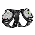 Pikkukuva 7 / 8: Outdoor Mini Kevyt Rannekello ABS Compass -kumikellonauhatyökalu