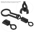 Miniatyrbilde 7 av 8: 60 stk 2,8 cm/1,1 tommer karpefiskesvinger for tilkobling av PVA-nettingsveske Fisketilbehør Terminalutstyr