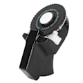 Miniatyrbillede 2 af 8: Prægeetikettemaskine Blækfri Nem betjening Ergonomisk design Bærbar etiketfremstillingsprægemaskine med bånd til Craft DIY Sort