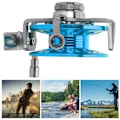 Pikkukuva 5 / 8: Etujäälle kalastuspyörä Fly Full Metal Unloading Force ReelBlue Vasen käsi