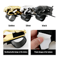 Miniatyrbillede 4 af 8: Car Leopard Form Dashboard Telefonholder Universal Mobiltelefon Bilholder til Auto Forrude og Dash