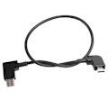 Miniatyrbild 2 av 5: 3 x Rätvinklig USB 3.1 Typ-C Hane till Micro USB Hane Data Synk Adapter Kabel--