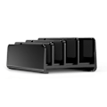 Miniatyrbillede 1 af 5: 4-i-1 Vertikal Laptop Stand Holder Justerbar Desktop Notebook Dockingstation