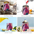 Miniatyrbild 3 av 5: Isolerad Resemugg med Lock 355ml - Vakuumisolerad Termosmugg i Rostfritt Stål - Kaffekopp 11,5cm (Rosa)