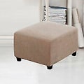 Miniatyrbild 2 av 5: Spandex Slipcovers för förvaringspall - Elastisk botten - Khaki