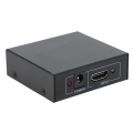 Miniatyrbilde 7 av 8: HDMI Splitter High Definition Video Switcher 1 In 2 Out 100‑240V Connect Audio ReceivingEU