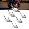 Miniatyrbillede 5 af 8: Skateboard vægbeslag metal sølv multifunktionel elektrisk scooter display opbevaringsstativ til balance bil