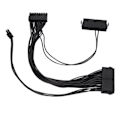 Miniatyrbillede 3 af 8: Dual PSU-adapter 24pin slidstærk fint håndværk lille volumen dual strømforsyning adapter