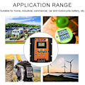 Miniatyrbillede 4 af 5: Solar Charge Controller Solpanel Batteri Regulator Dobbelt USB LCD Display 12V/24V 30A50A MPPT(50A)