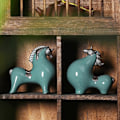 Pikkukuva 3 / 3: Hevospatsaskokoelmat Pöytäkoriste makuuhuoneen työhuoneen sisäänkäynnille--10,5 cm x 5,5 cm x 11 cm 10,5 cm x 5,5 cm x 11 cm