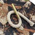 Miniatyrbild 2 av 5: Bärbar 10 Tums Bomullsrep för Överlevnad vid Camping